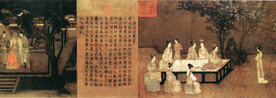 唐代彩绘  