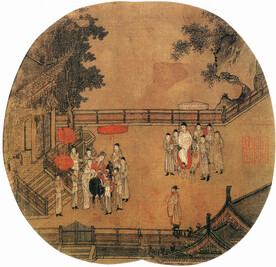 唐代彩绘 