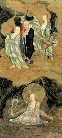 唐代彩绘 