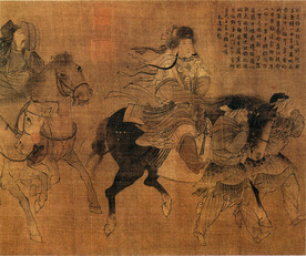 唐代彩绘 