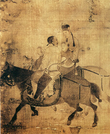 唐代彩绘 