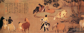 唐代彩绘  