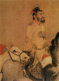 唐代彩绘 