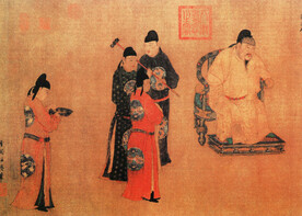 唐代彩绘 
