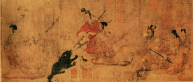 唐代彩绘 