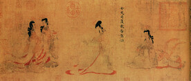 唐代彩绘 