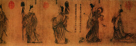 唐代彩绘 