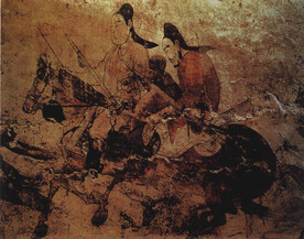 唐代彩绘 