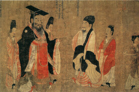 唐代彩绘 