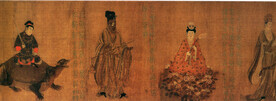 唐代彩绘  