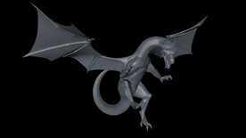 3D建模飞龙模型