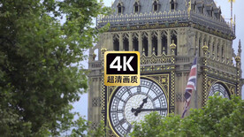 短视频素材英国大时钟特写