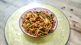 客家菜肴榨菜煎蛋