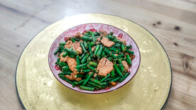 客家菜肴豆角瘦肉