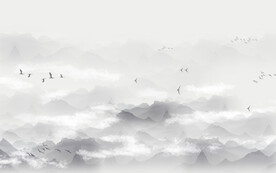 新中式意境山水图片