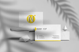 个性名片智能贴图样机PSD模板