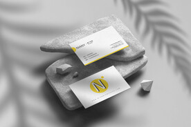 商业名片样机智能贴图PSD模板