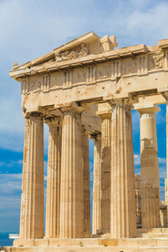 希腊神庙 雅典卫城 废墟遗址 