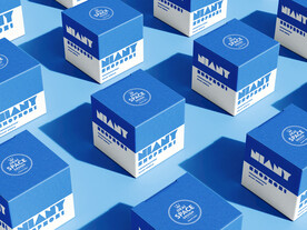 立方体盒子阵列摆放贴图样机