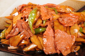杏鲍菇炒牛柳
