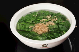 海米菠菜汤土豆丝