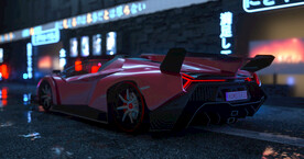 C4D汽车模型