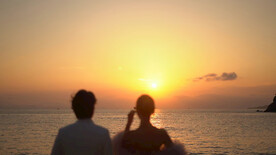 海景夕阳