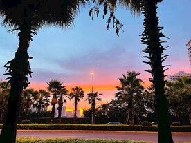 海景夕阳