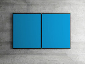 海报特写展示场景样机模板
