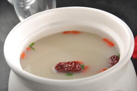 杂菌肉燕羹汤