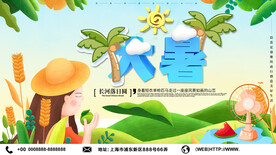 大暑海报 