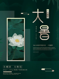 大暑海报 