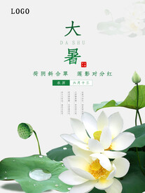 大暑海报 