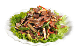 麻辣牛心拌豆干