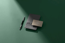 纸张笔记名片品牌VI样机