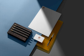 纸张笔记名片品牌VI样机