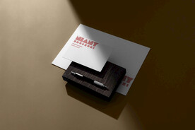 纸张笔记名片品牌VI样机