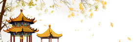中国风水墨banner海报背景