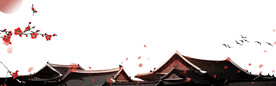 中国风水墨banner海报背景