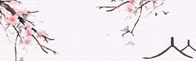 中国风水墨banner海报背景