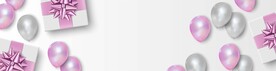生日背景 节日气球      
