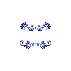 免抠图矢量元素古典花纹紫色