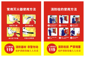 常用灭火器 消防栓的使用方法