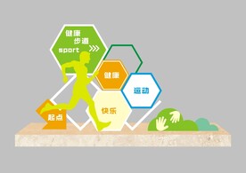 健康步道标识牌
