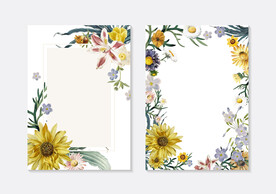 向日葵插画图片