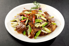 小葱鲜椒煎牛排