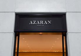 店铺门头金属立体字样机