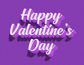 紫色侧面效果立体文字样机