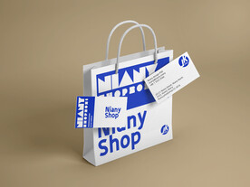 纸袋名片品牌样机贴图模板