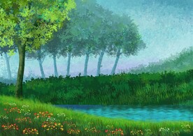 风景插画